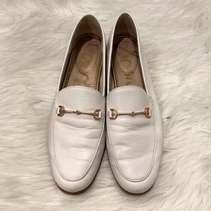 Sam Edelman “Loraine” White Loafers